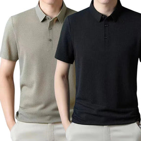 [PAGUE 1 LEVE 2] - Camisa Polo Ultra Fresh Seda Gelo + Relogio de Brinde